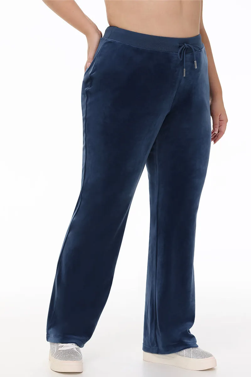 Plus-Size Ombre Big Bling Velour Track Pants by Juicy Couture