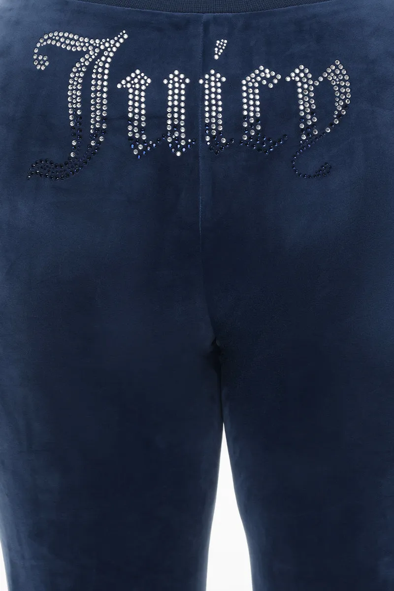 Plus-Size Ombre Big Bling Velour Track Pants by Juicy Couture
