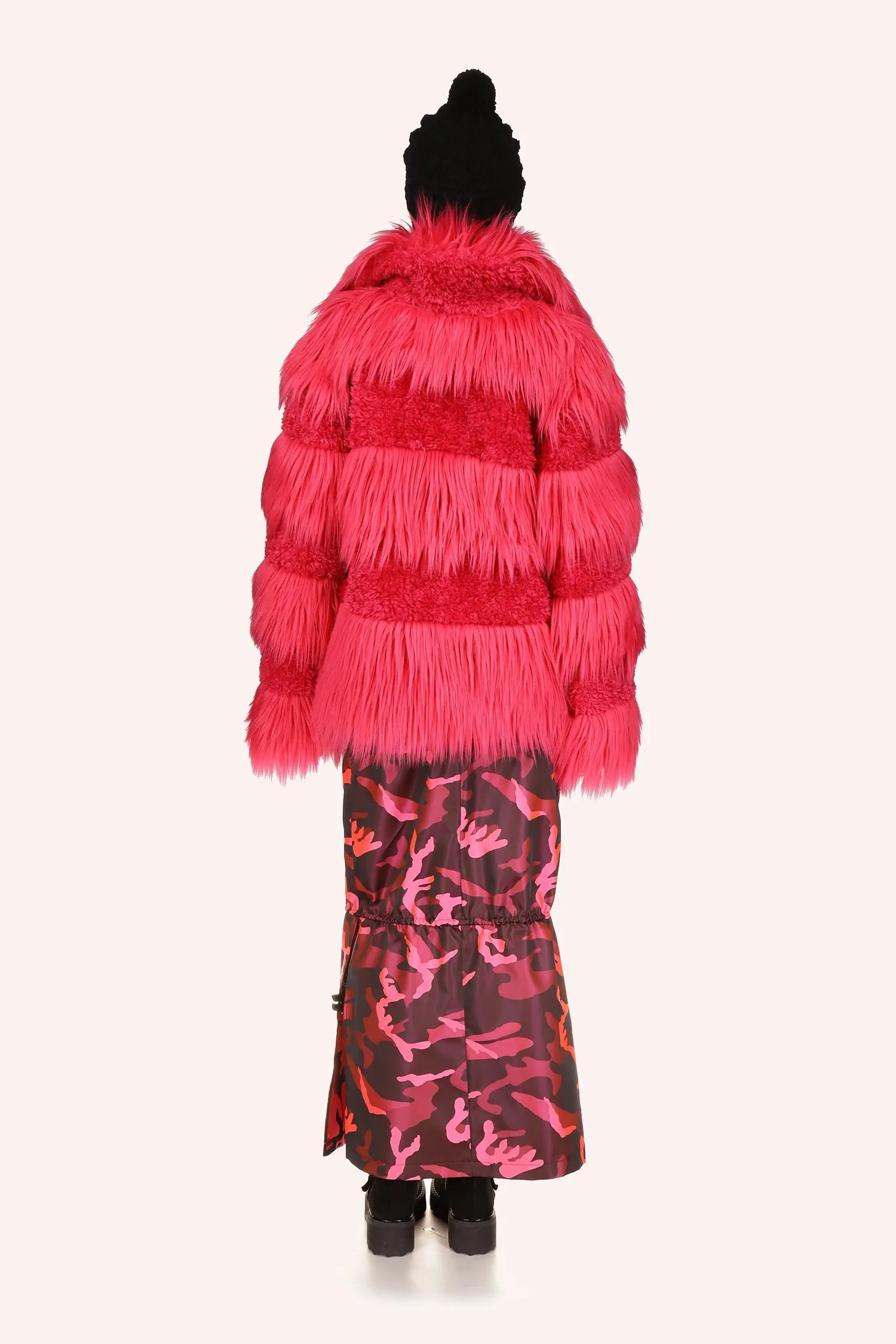 Plush Teddy Zip Jacket Annasui