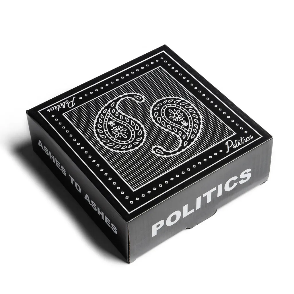 Politics Paisley Tray - Red