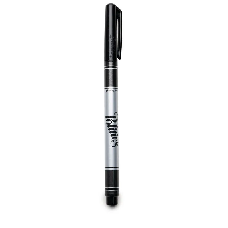 Politics Sharpie Pen - Black