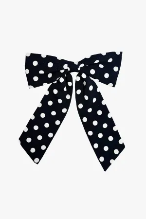 Polka Dot Bow Hair Clip Annasui