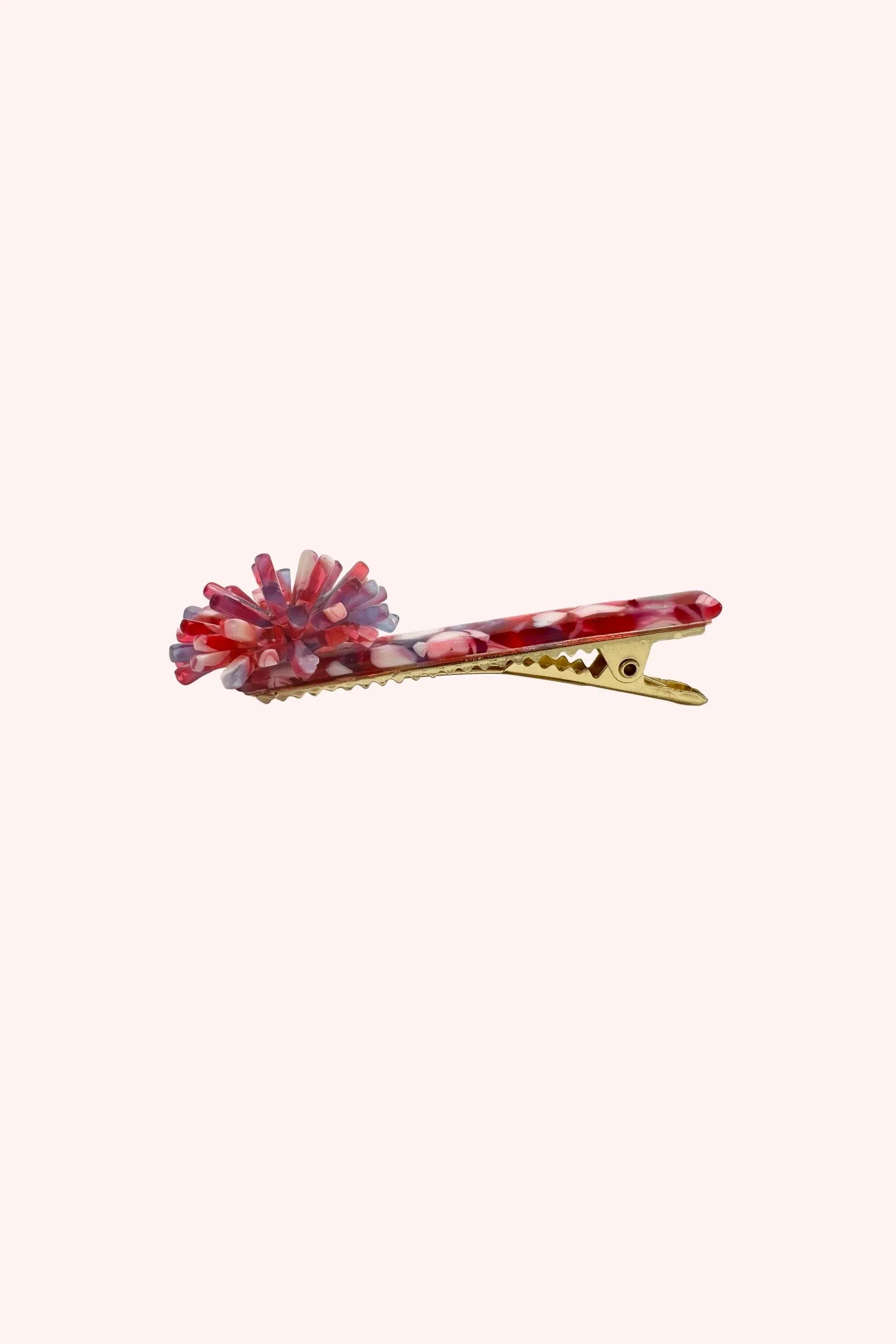 Pom Pom Clip Red Multi Annasui
