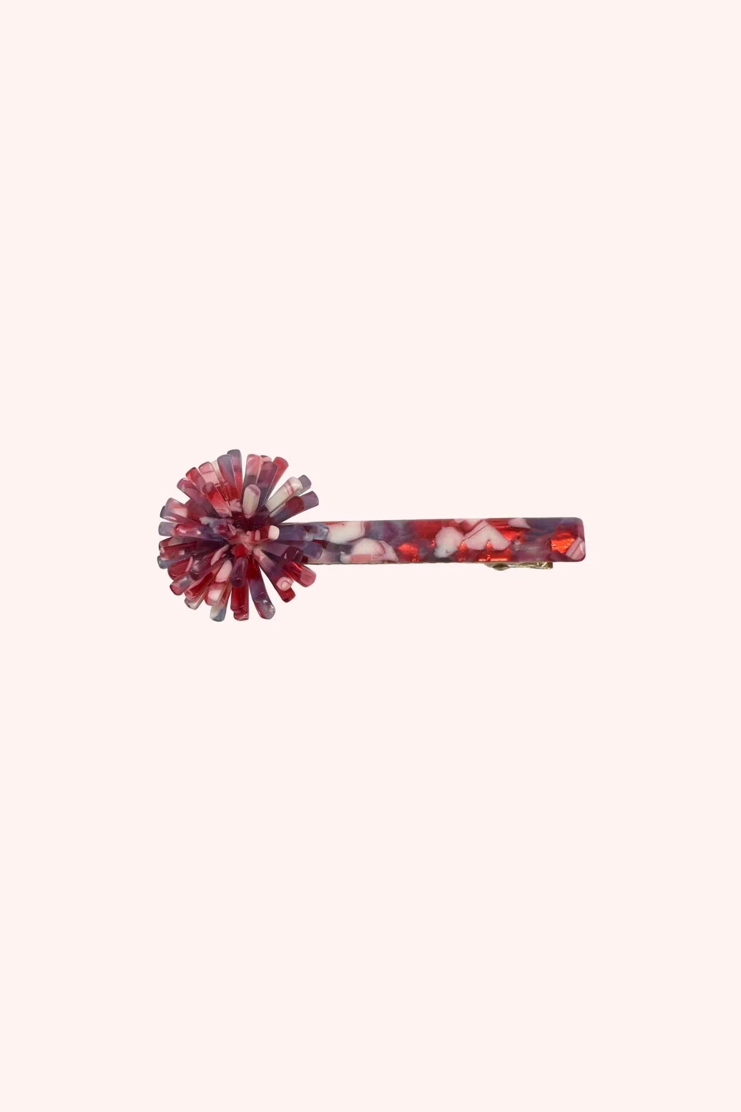 Pom Pom Clip Red Multi Annasui