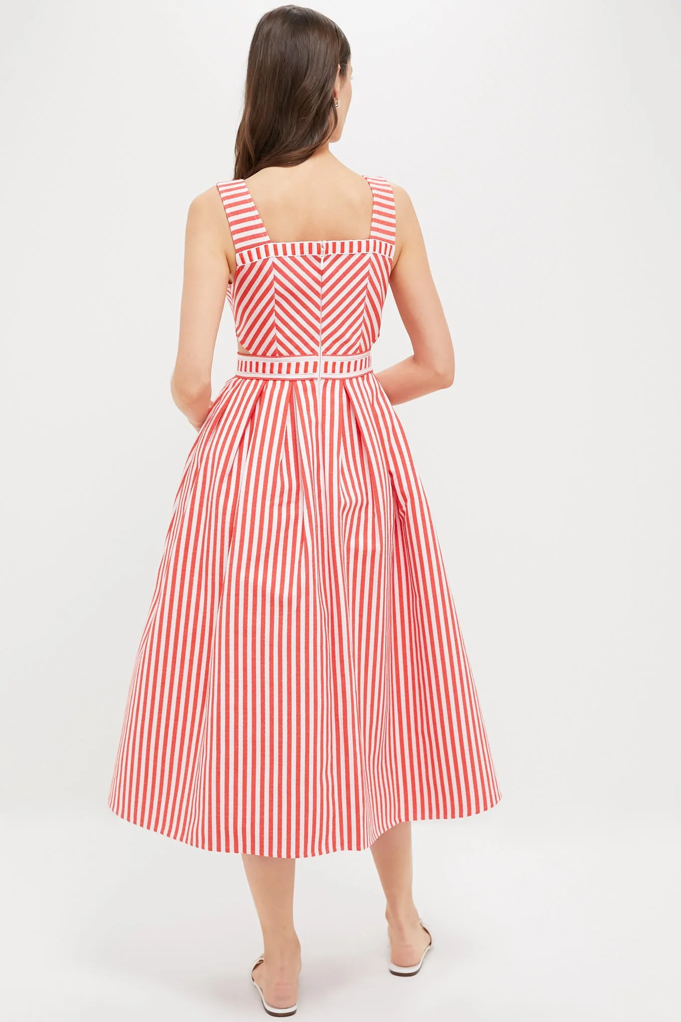 Poppy Stripe Cosi Dress