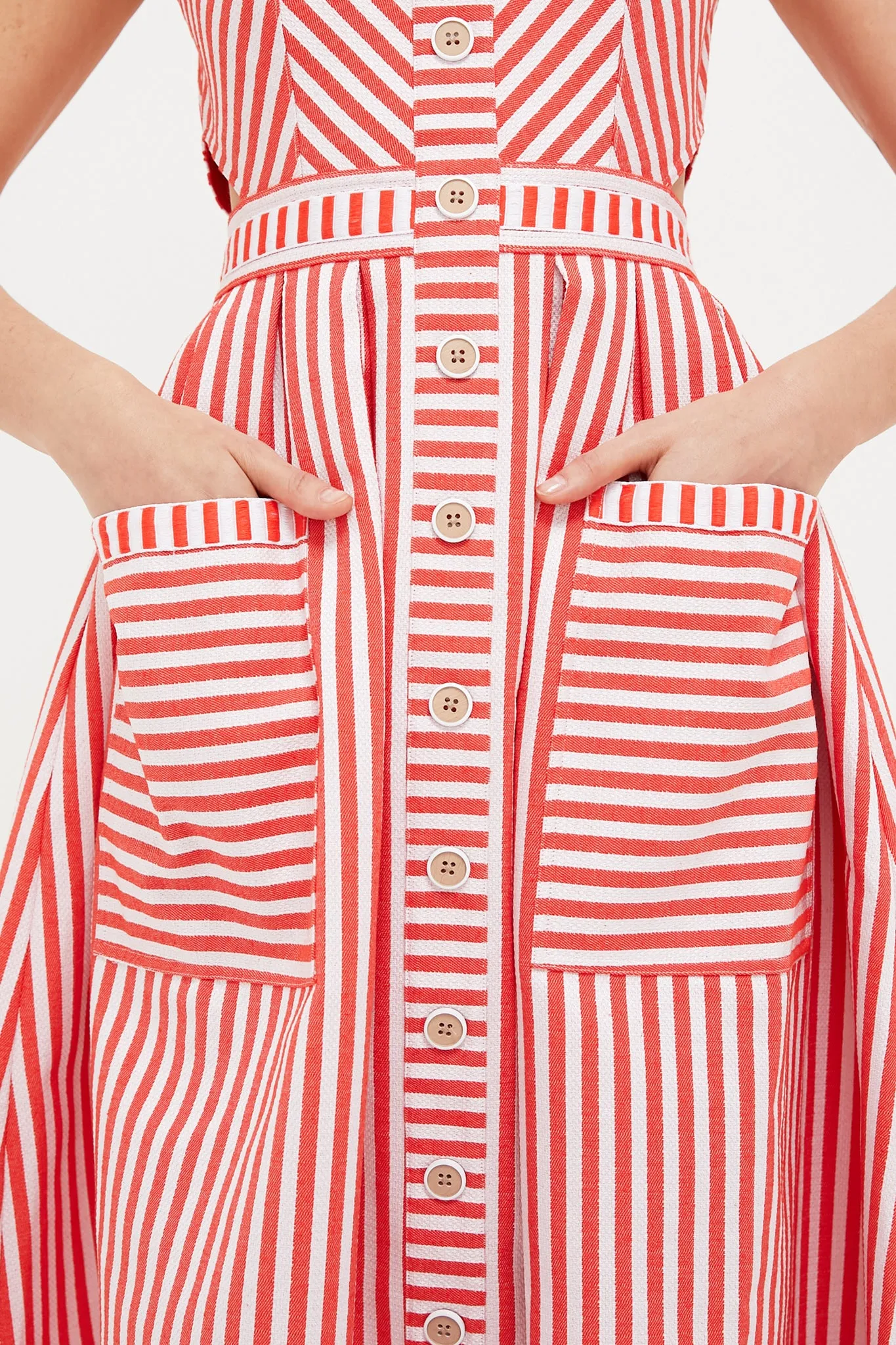 Poppy Stripe Cosi Dress