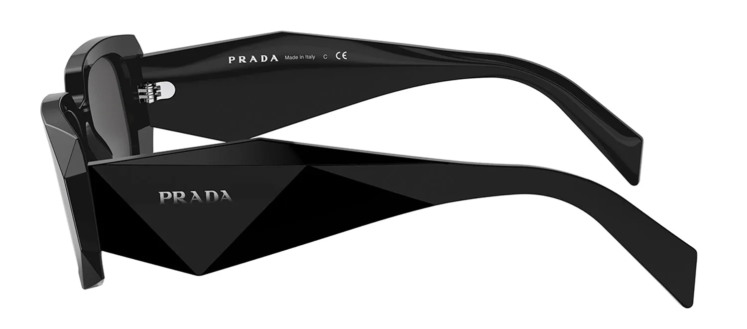 Prada  PR 17WSF 1AB5S0 51mm Womens Rectangle Sunglasses