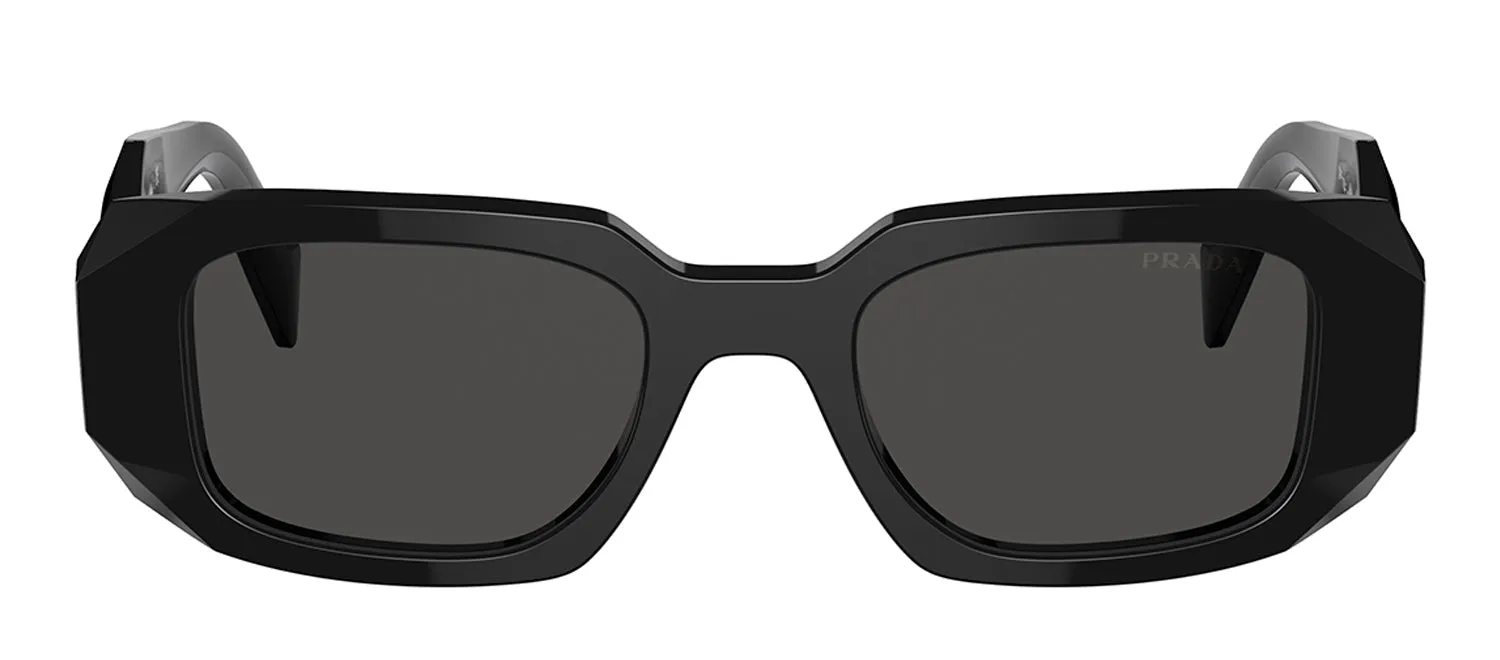 Prada  PR 17WSF 1AB5S0 51mm Womens Rectangle Sunglasses