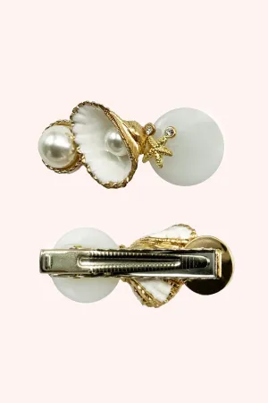 Princess White Opal Hair Clip Annasui