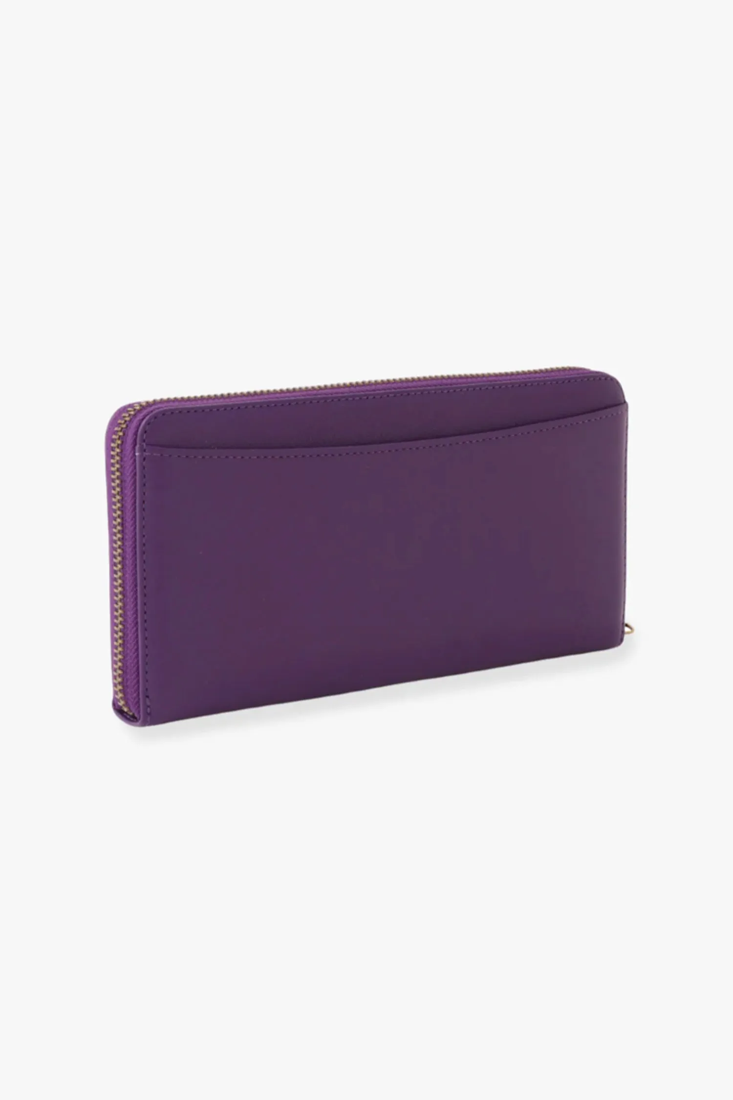 Purple Retro Button Wallet Annasui