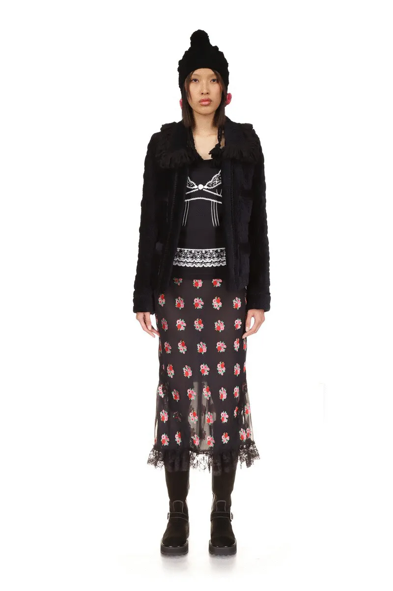 Quilted Daisies Jacket Annasui