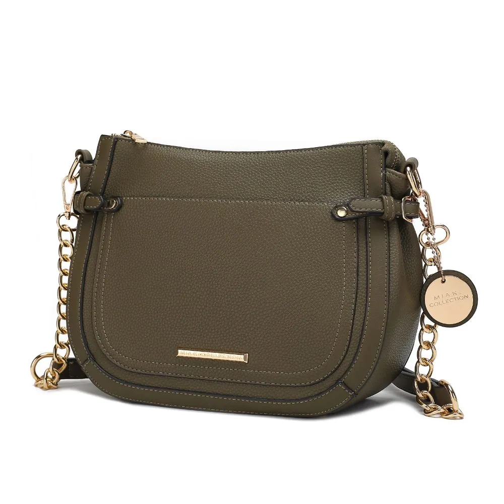 Raelynn Vegan Leather Womens Shoulder Bag