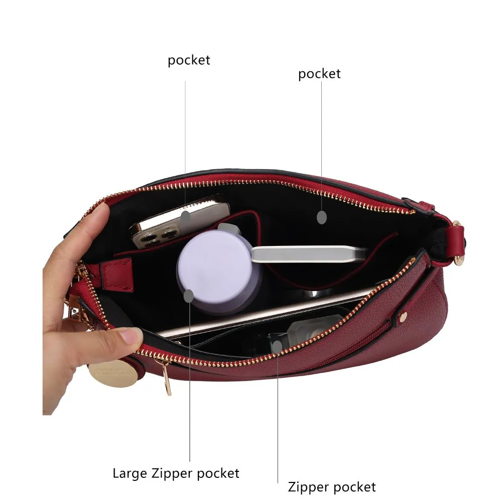 Raelynn Vegan Leather Womens Shoulder Bag