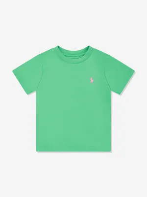 Ralph Lauren Baby Boys Logo T-Shirt in Green