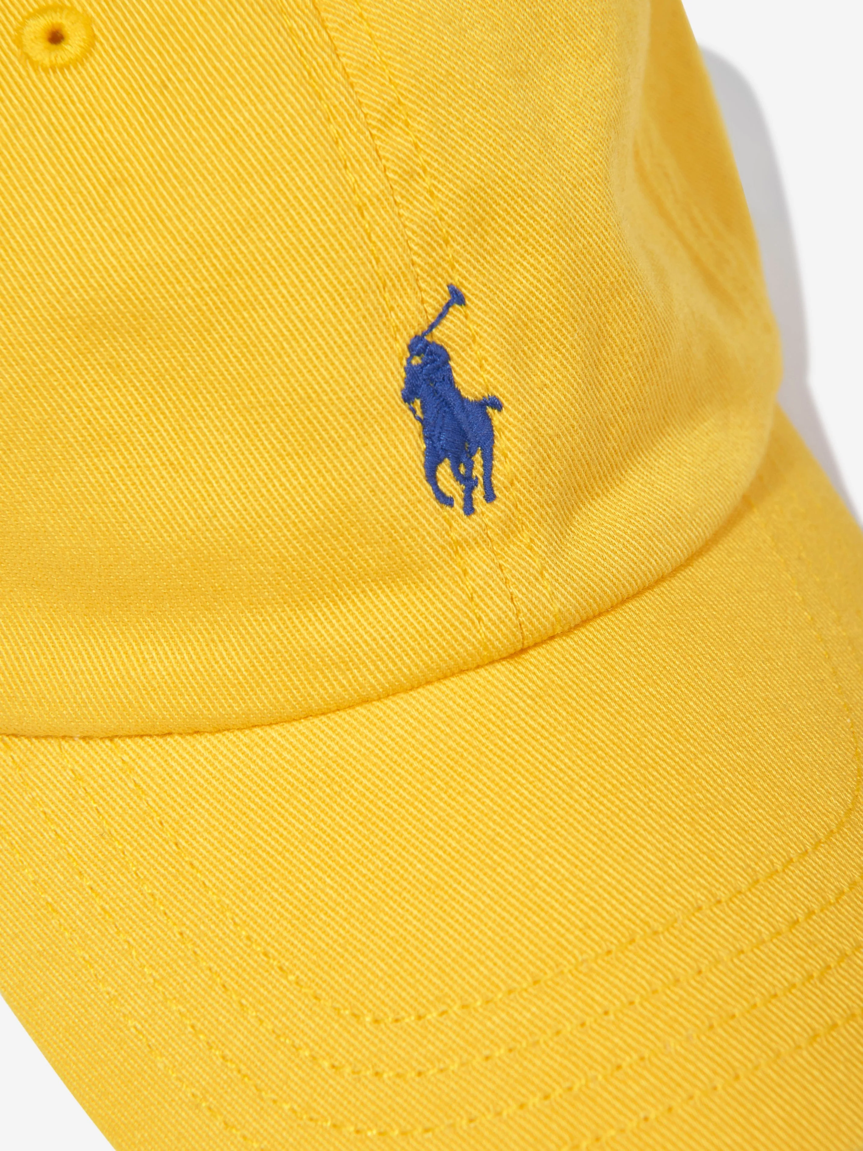 Ralph Lauren Boys Classic Sports Cap in Yellow