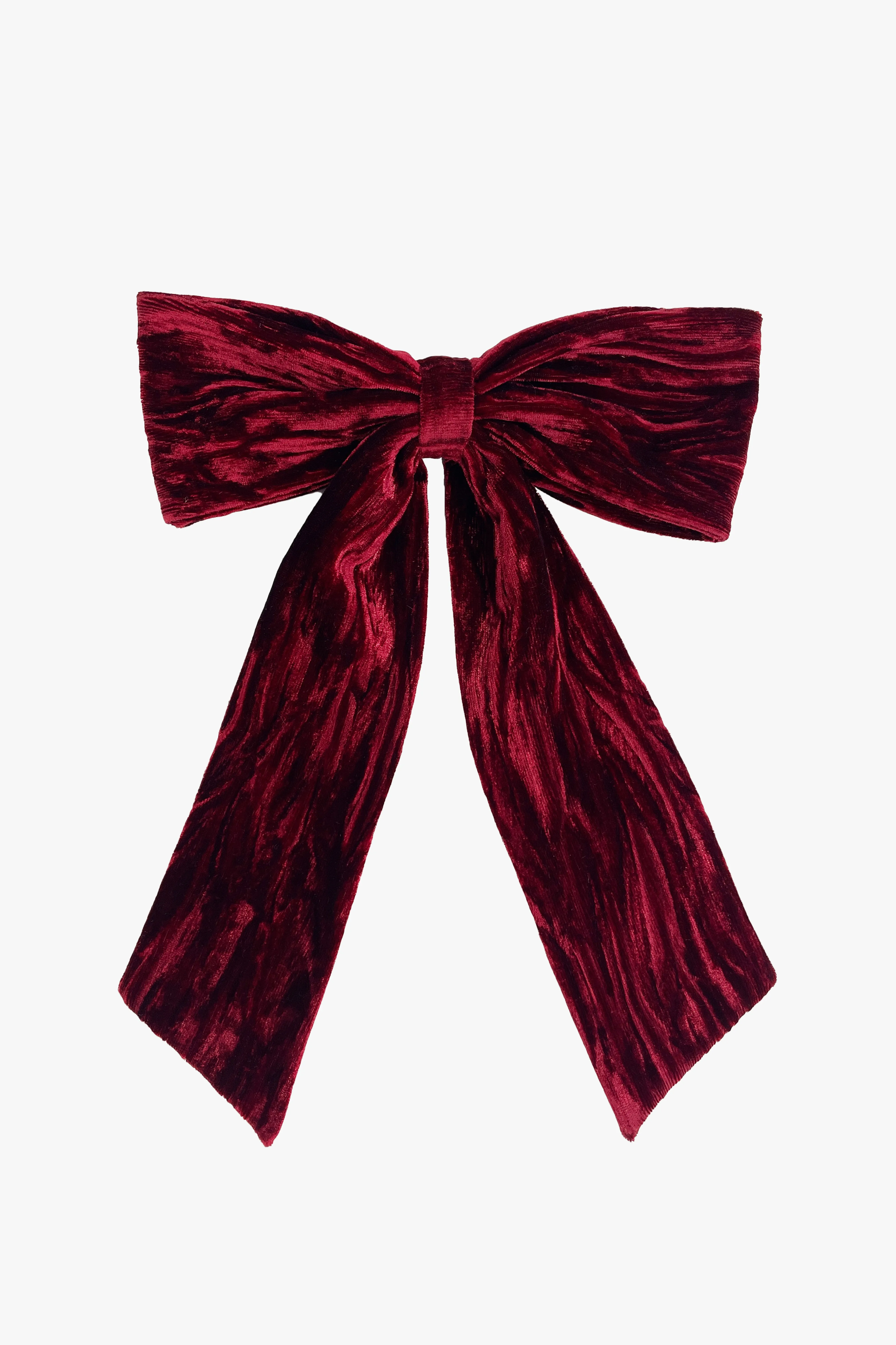 Red Velvet Bow Hair Clip Annasui