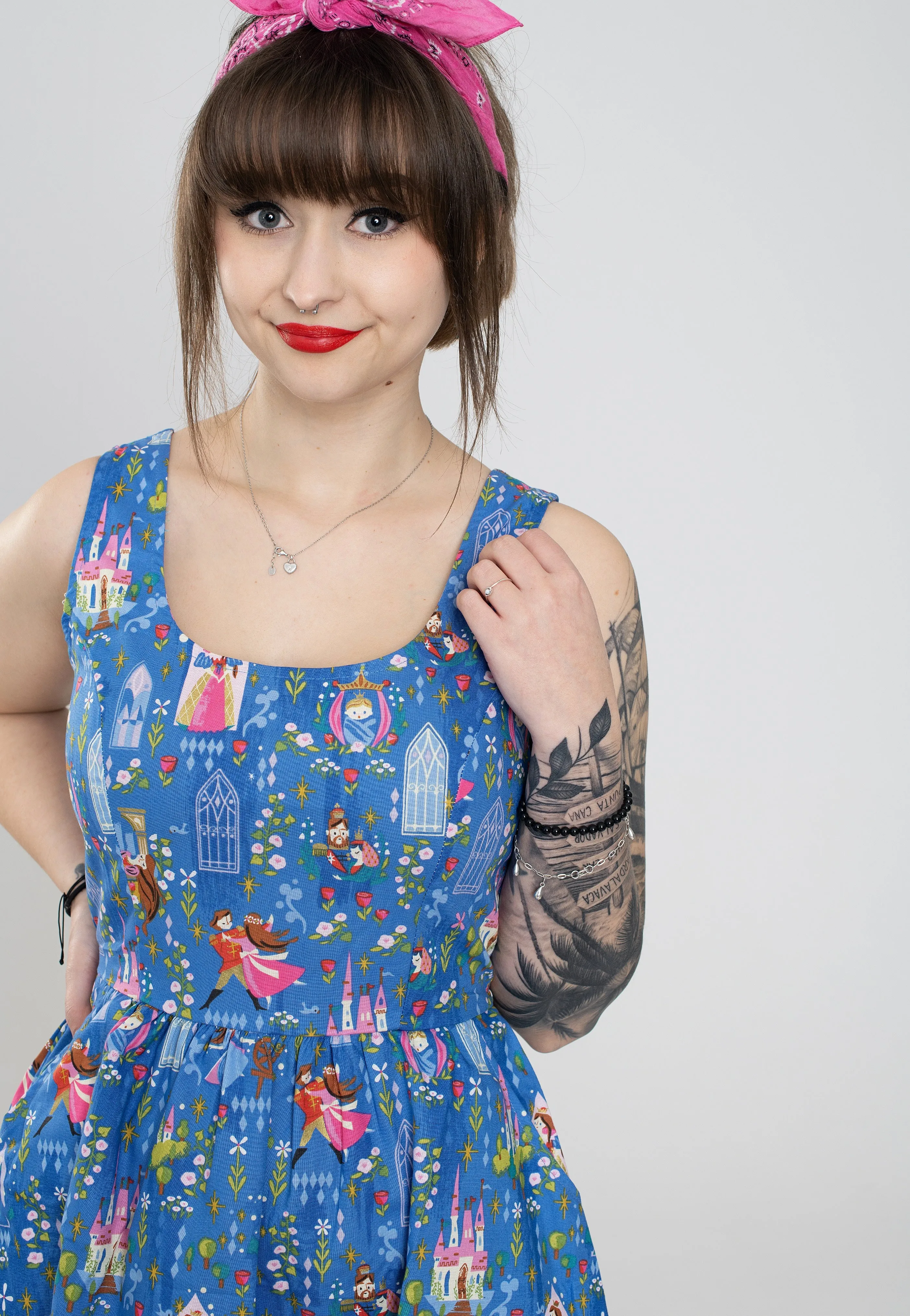 Retrolicious - Sleeping Beauty Blue - Dress