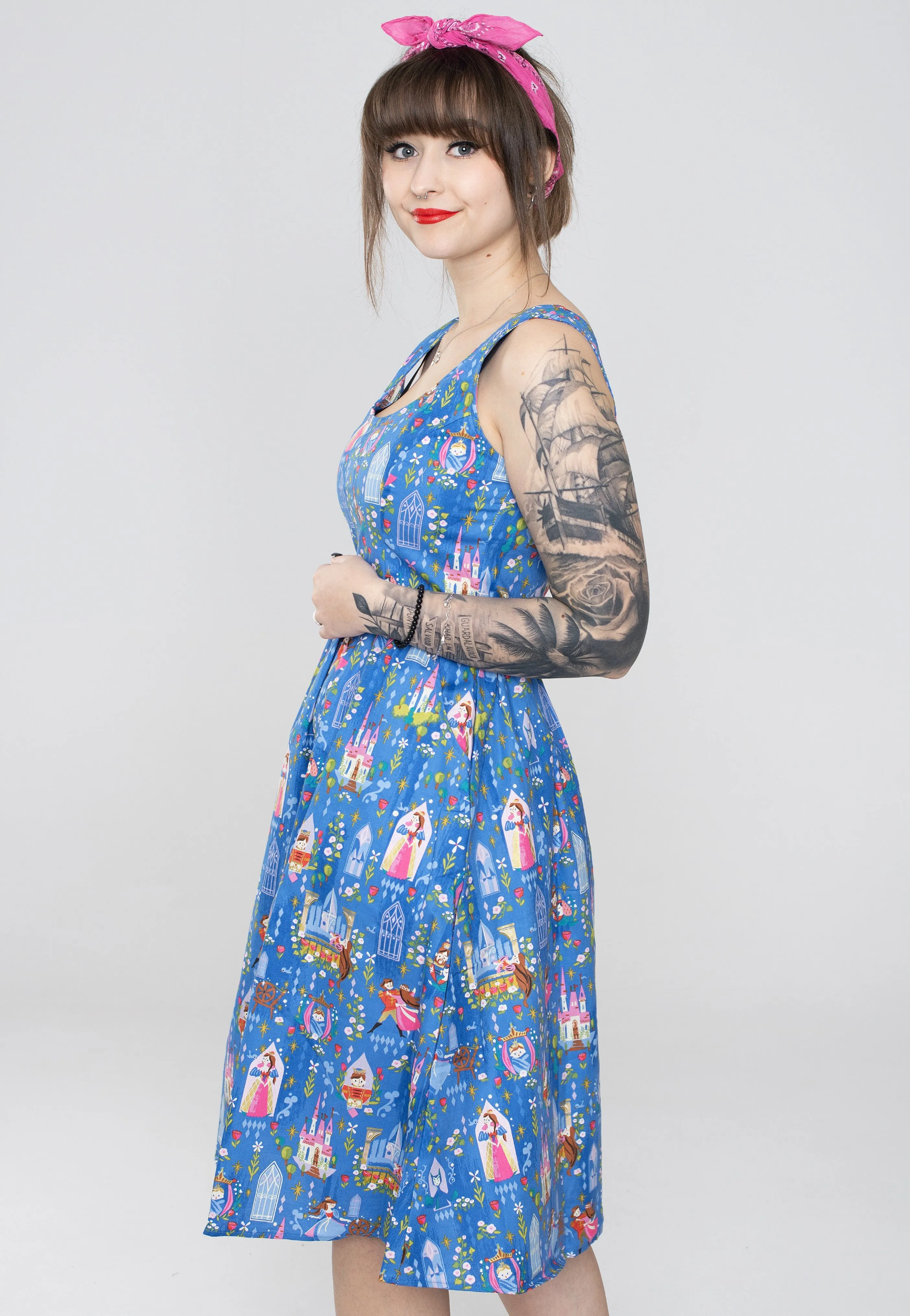 Retrolicious - Sleeping Beauty Blue - Dress