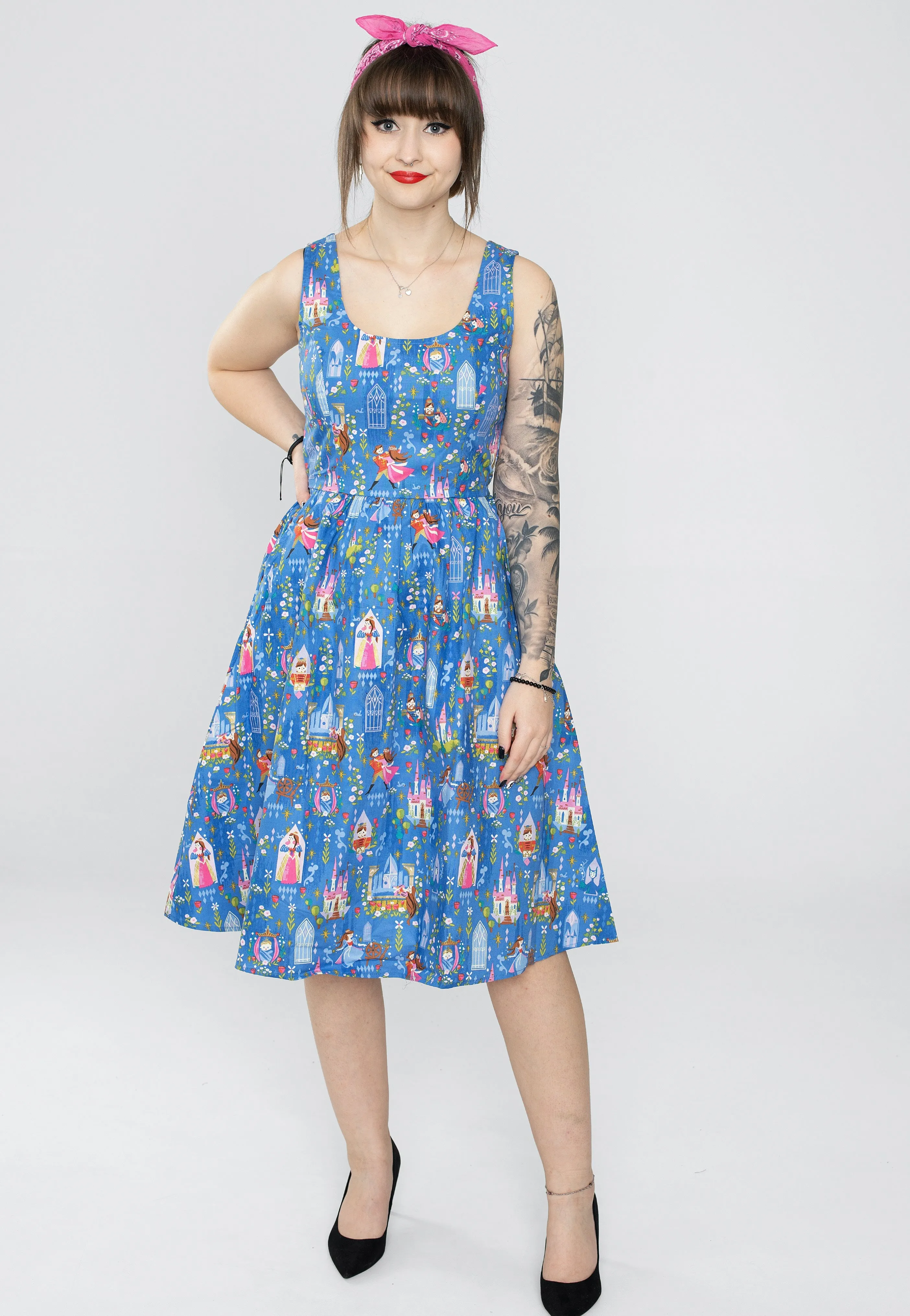 Retrolicious - Sleeping Beauty Blue - Dress