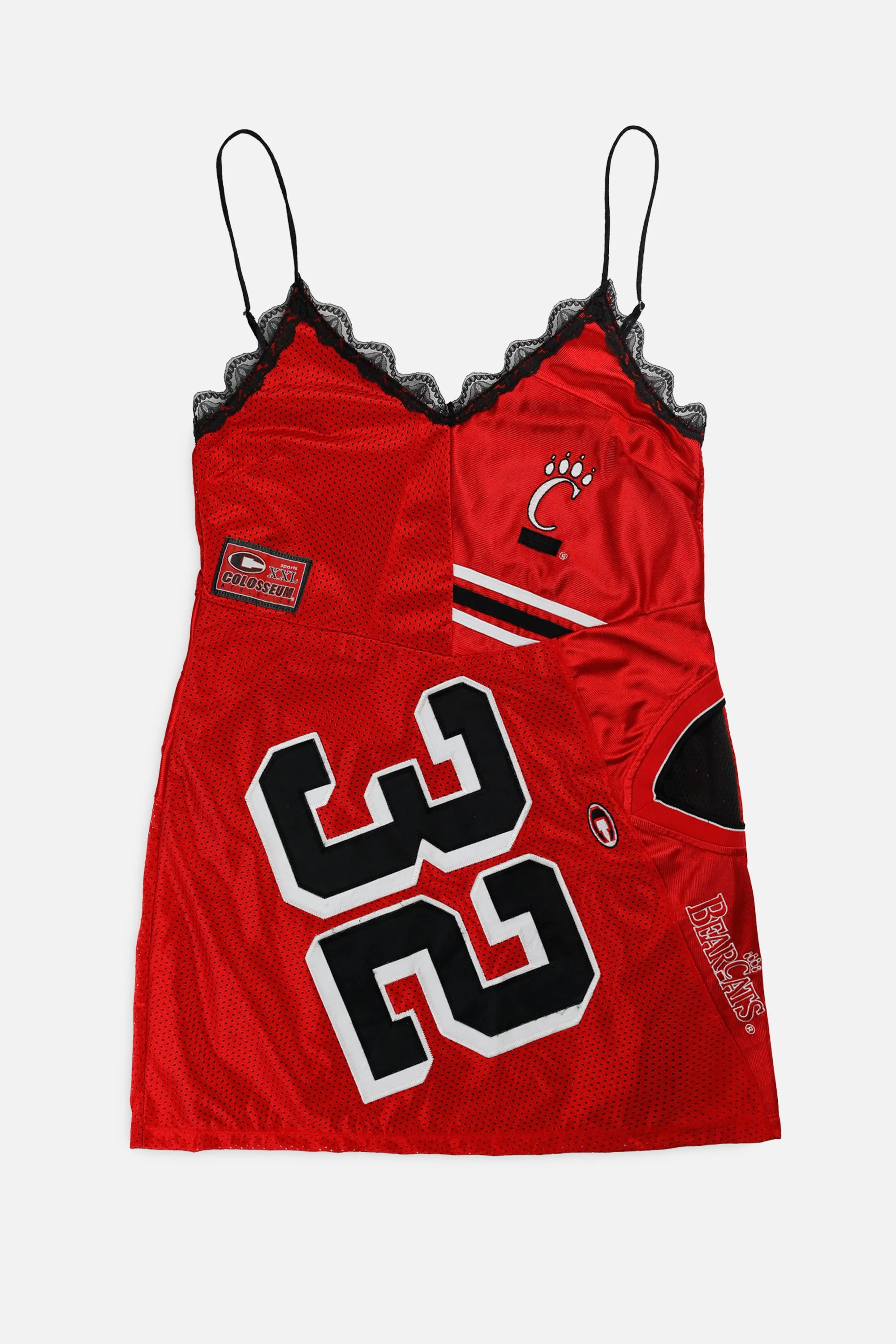 Rework Cincinnati Bearcats NCAA Lace Dress - L Frankie