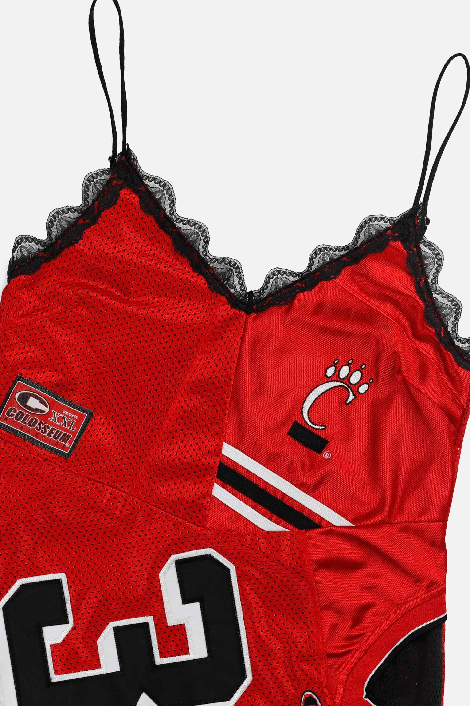 Rework Cincinnati Bearcats NCAA Lace Dress - L Frankie