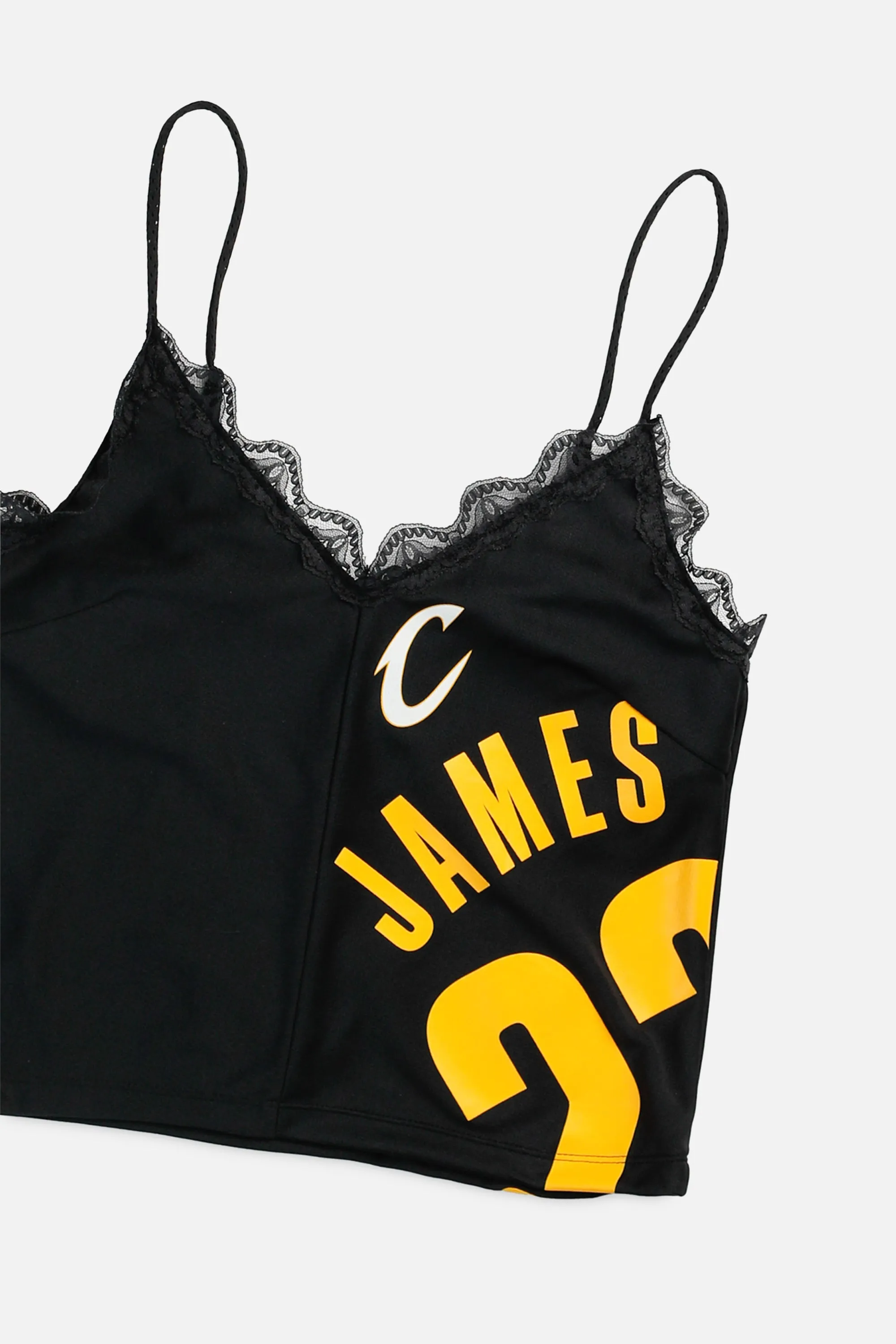 Rework Cleveland Cavaliers NBA Lace Tank - S Frankie