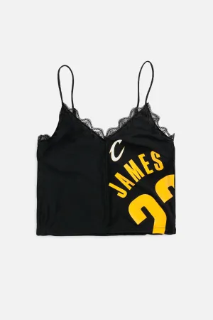Rework Cleveland Cavaliers NBA Lace Tank - S Frankie