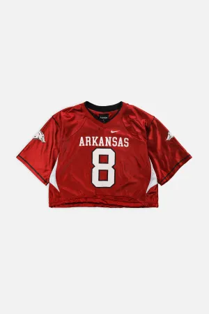Rework Crop Arkansas Razorbacks NCAA Jersey - S Frankie
