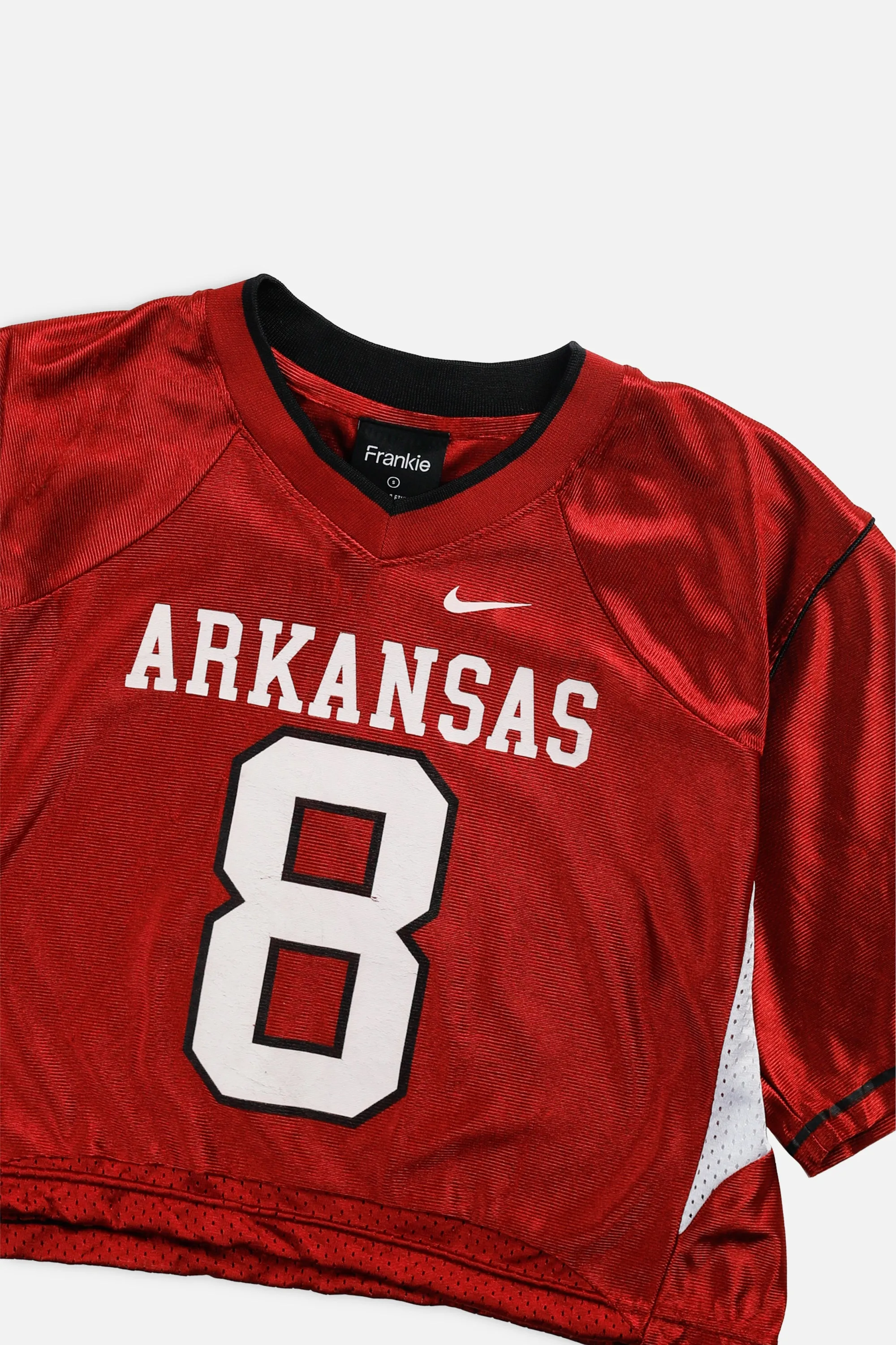 Rework Crop Arkansas Razorbacks NCAA Jersey - S Frankie