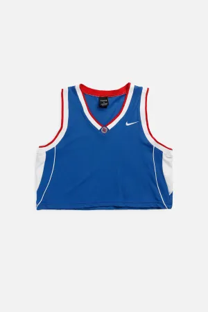 Rework Crop Kansas University NCAA Jersey - M Frankie