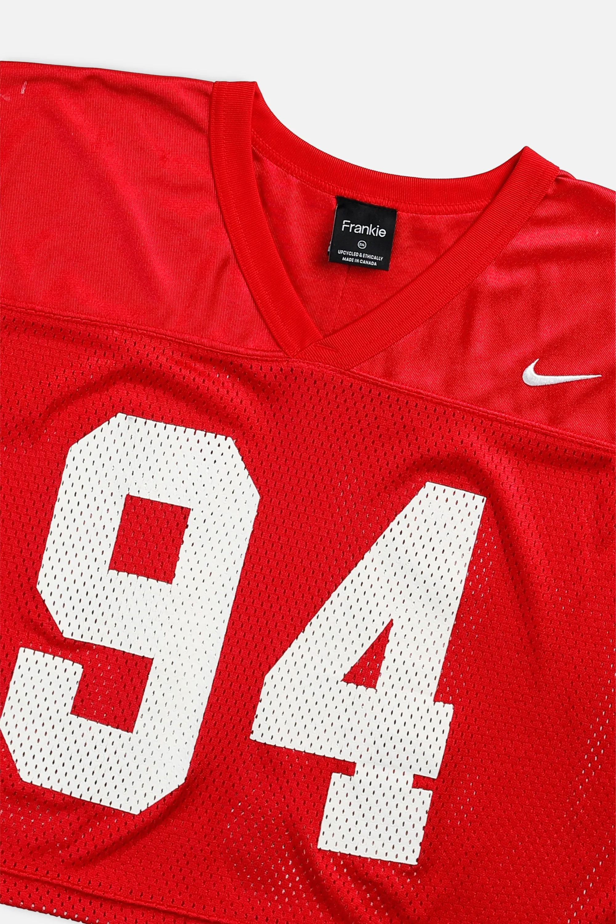 Rework Crop Nike Football Jersey - XXL Frankie