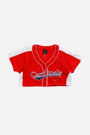 Rework Crop St. Louis Cardinals MLB Jersey - S Frankie