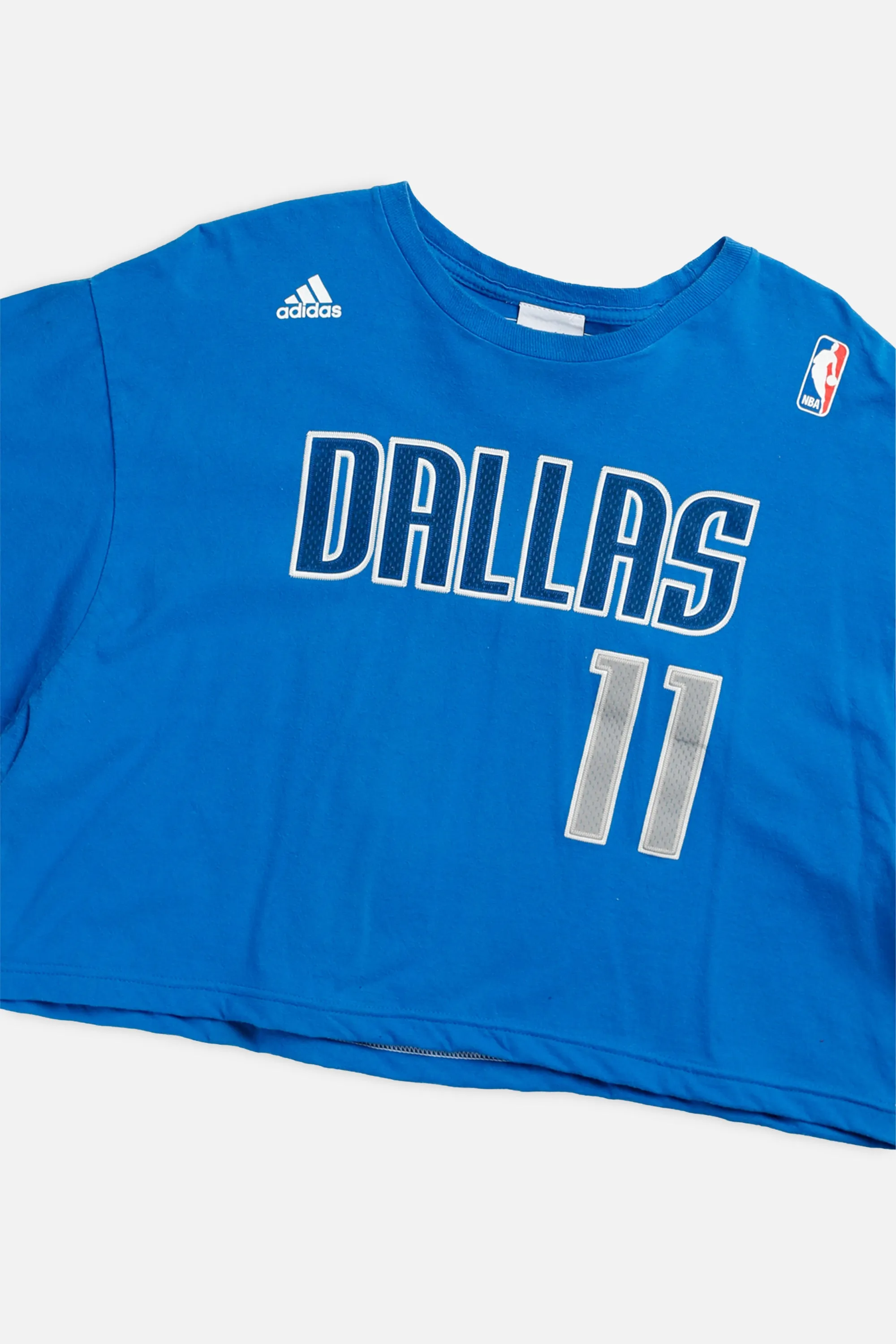 Rework Dallas Mavericks NBA Crop Tee - L Frankie