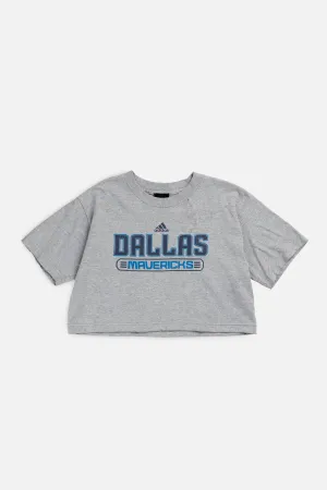 Rework Dallas Mavericks NBA Crop Tee - S Frankie