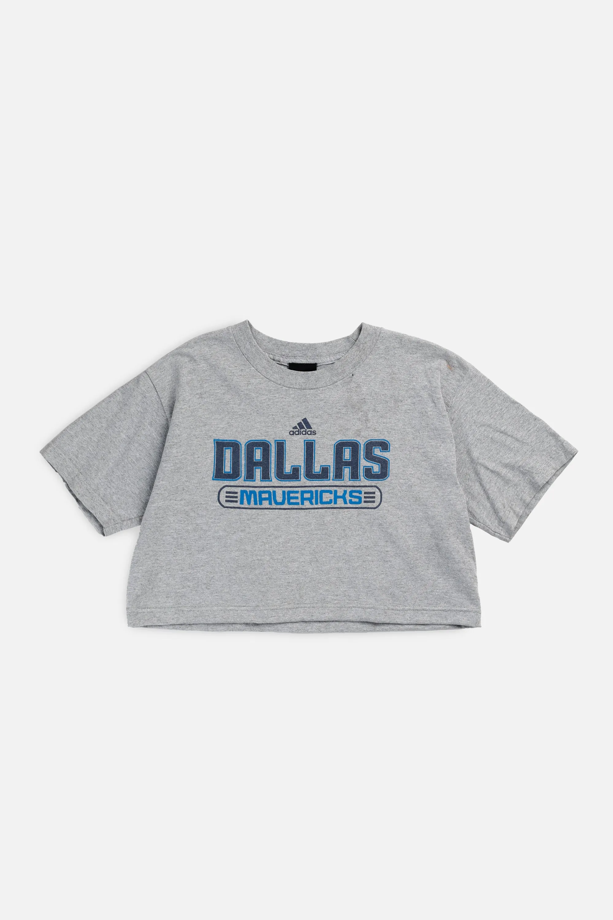Rework Dallas Mavericks NBA Crop Tee - S Frankie