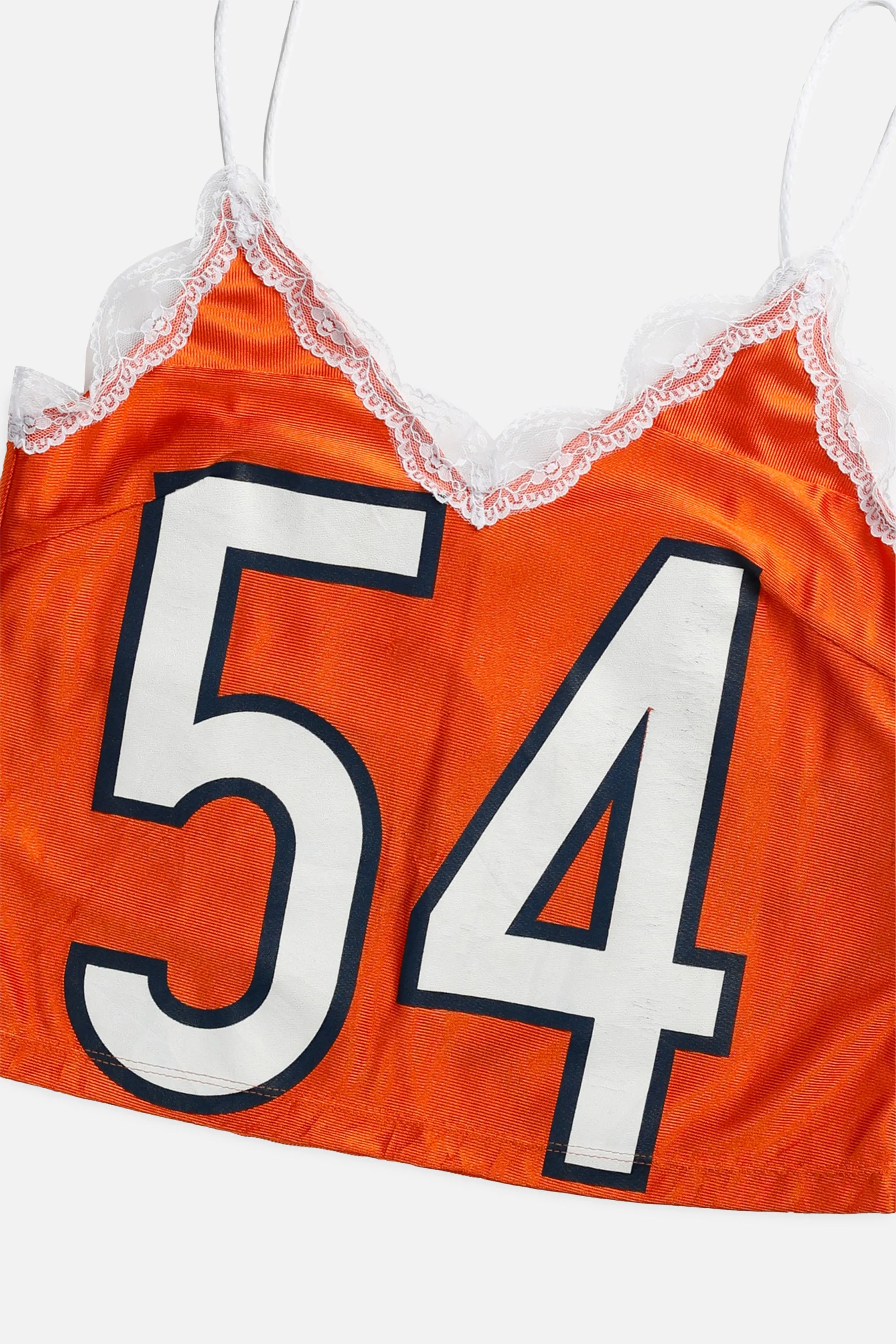 Rework Denver Broncos Lace Tank - S Frankie