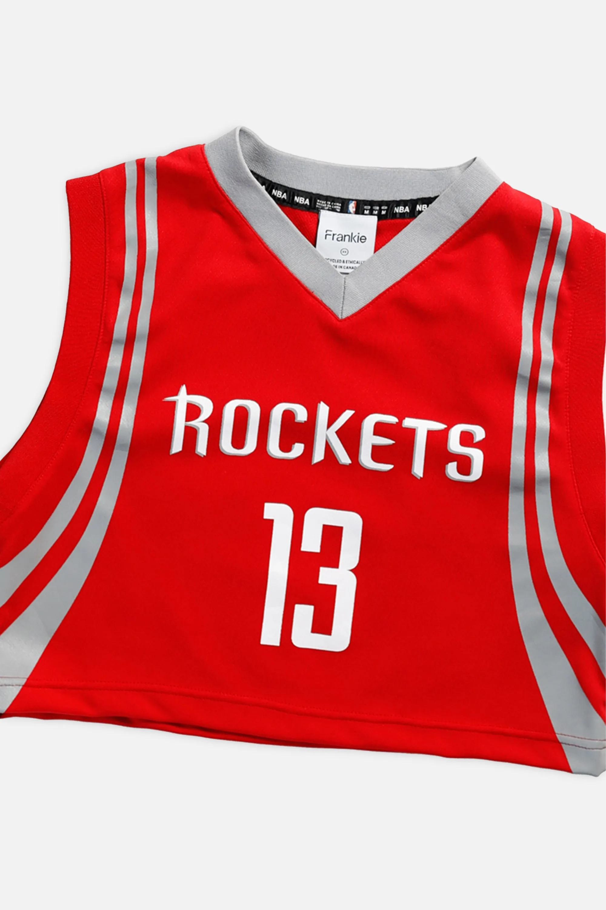Rework Houston Rockets NBA Crop Jersey - XS Frankie