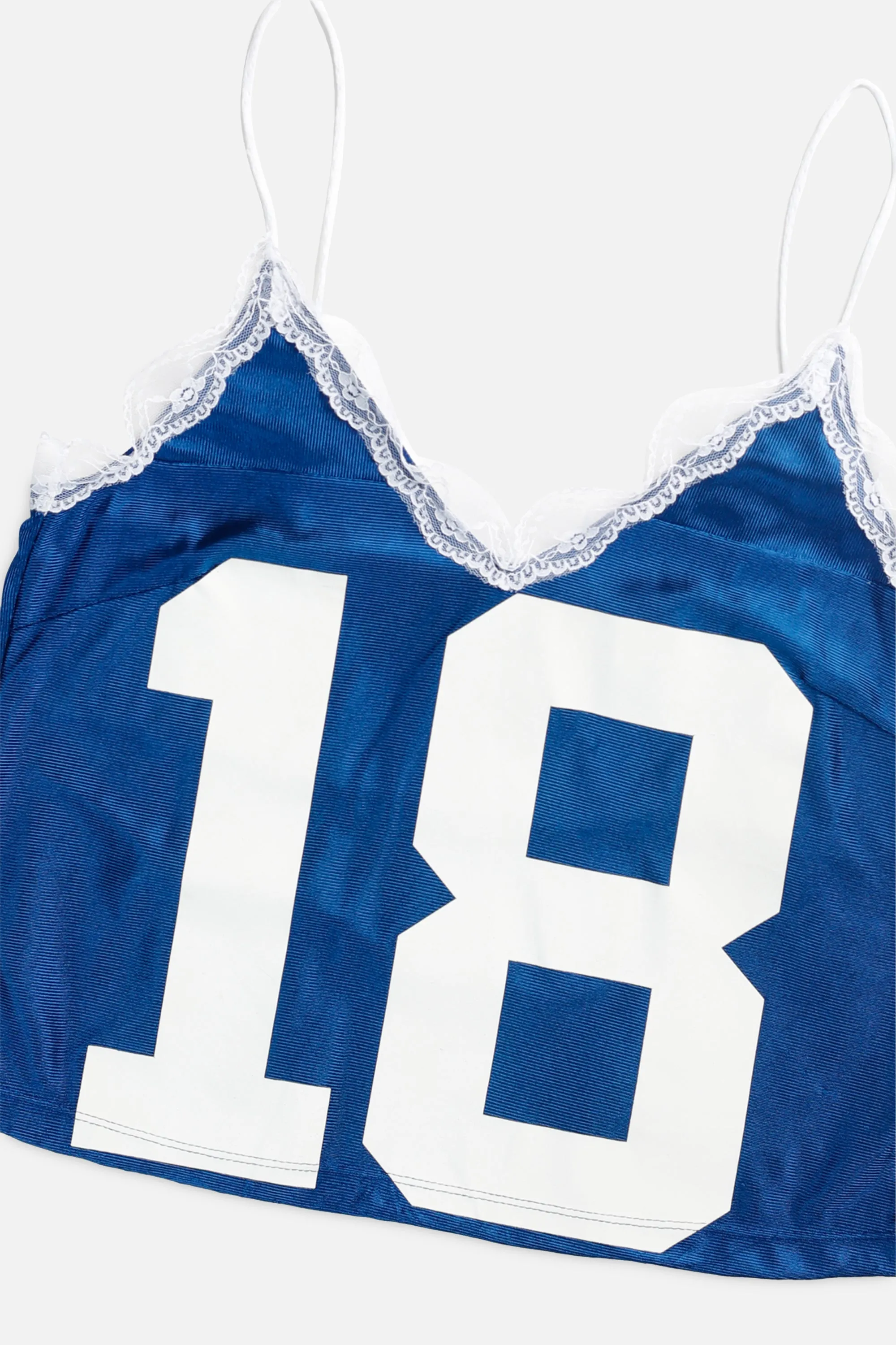 Rework Indianapolis Colts Lace Tank - M Frankie