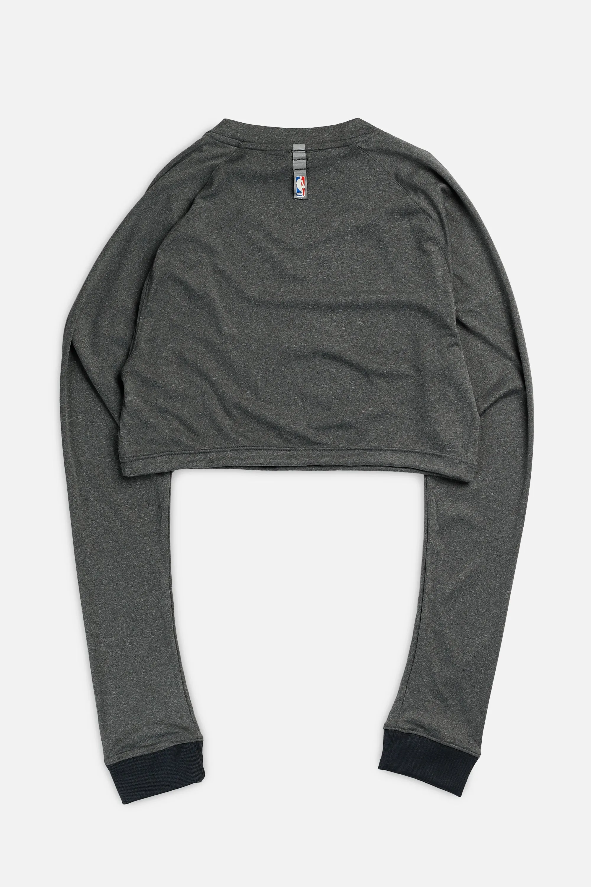 Rework Milwaukee Bucks NBA Crop Long Sleeve Tee - XS Frankie