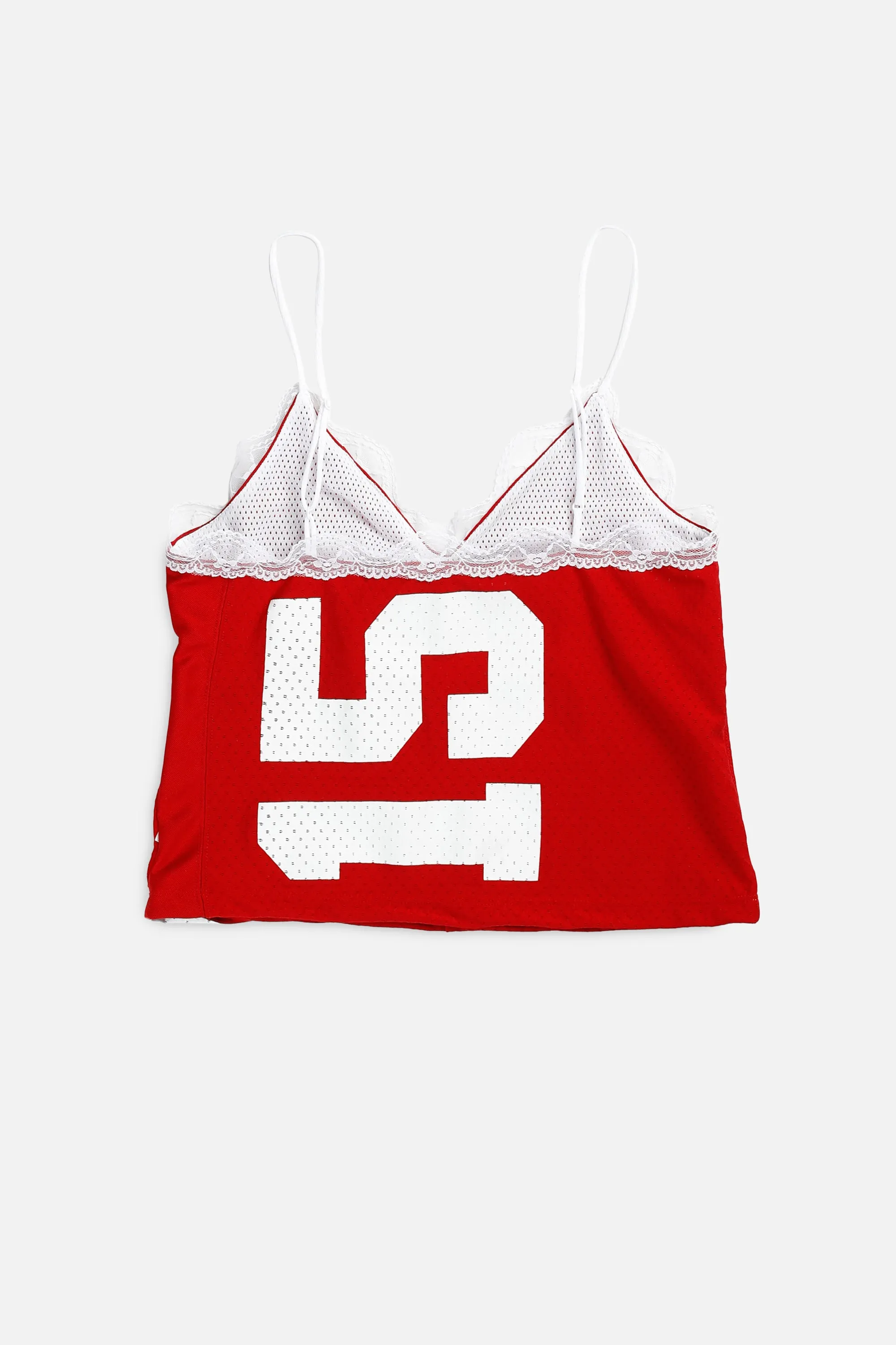 Rework Nebraska Cornhuskers Lace Tank - M Frankie