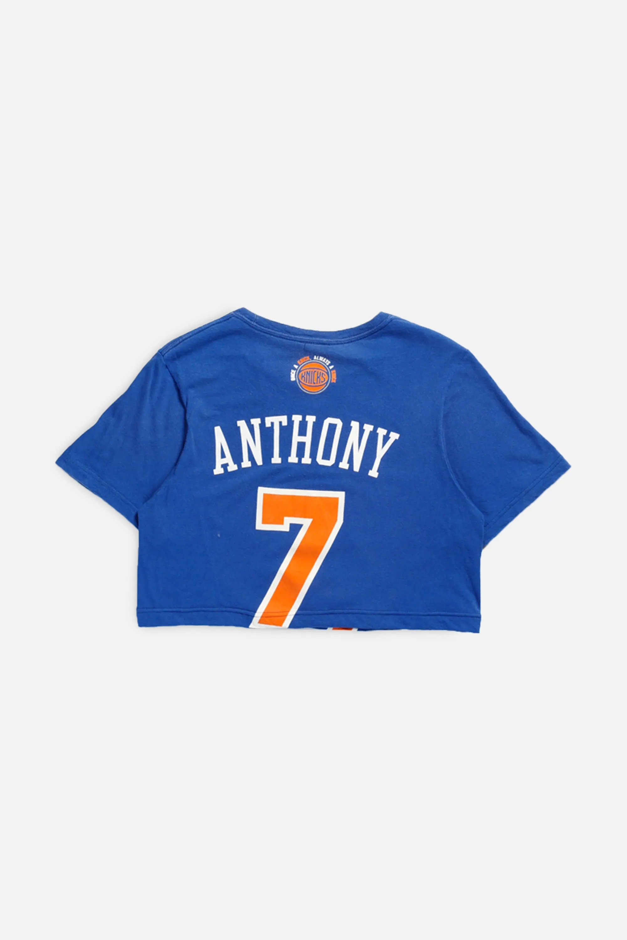 Rework New York Knicks NBA Crop Tee - XS Frankie