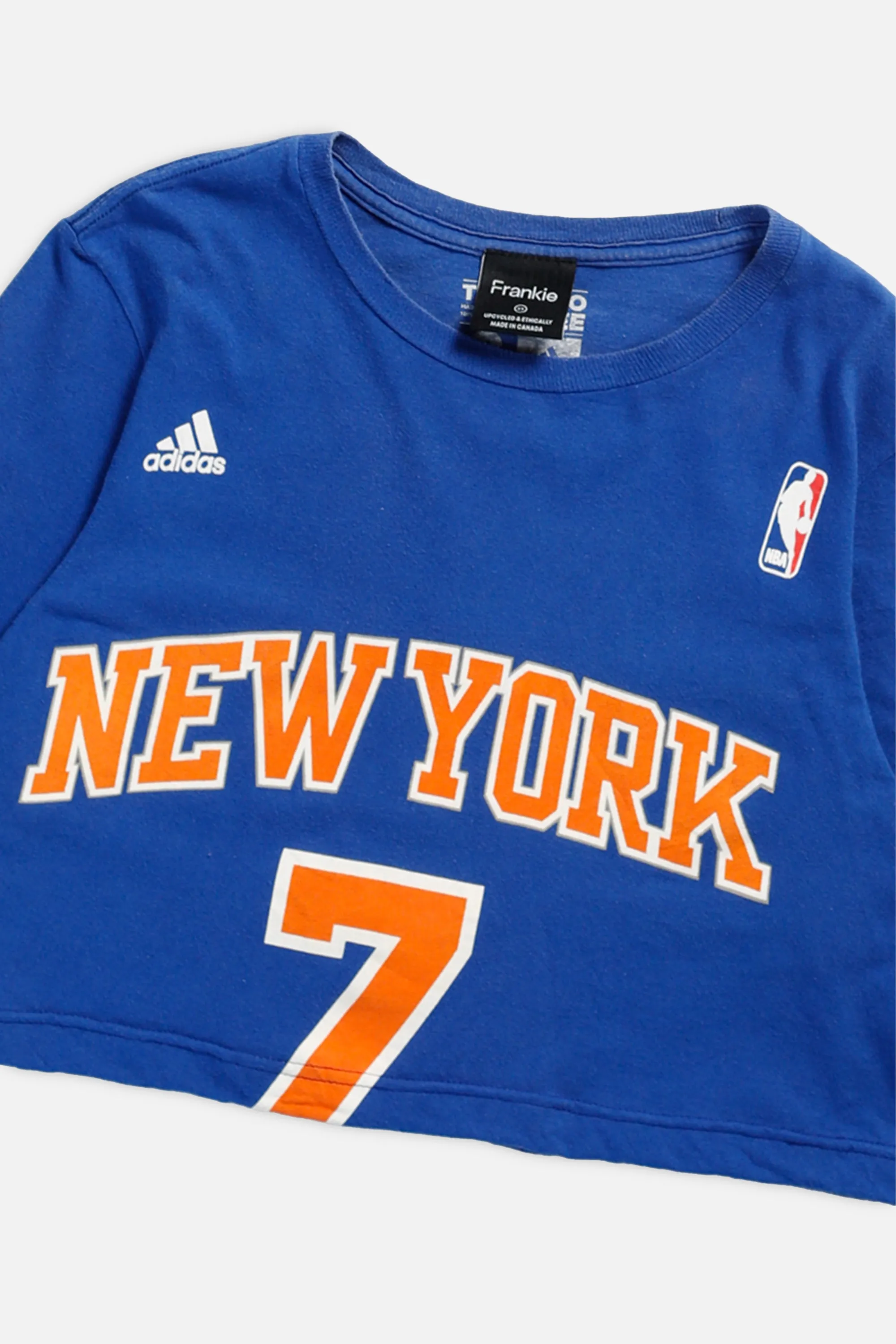 Rework New York Knicks NBA Crop Tee - XS Frankie