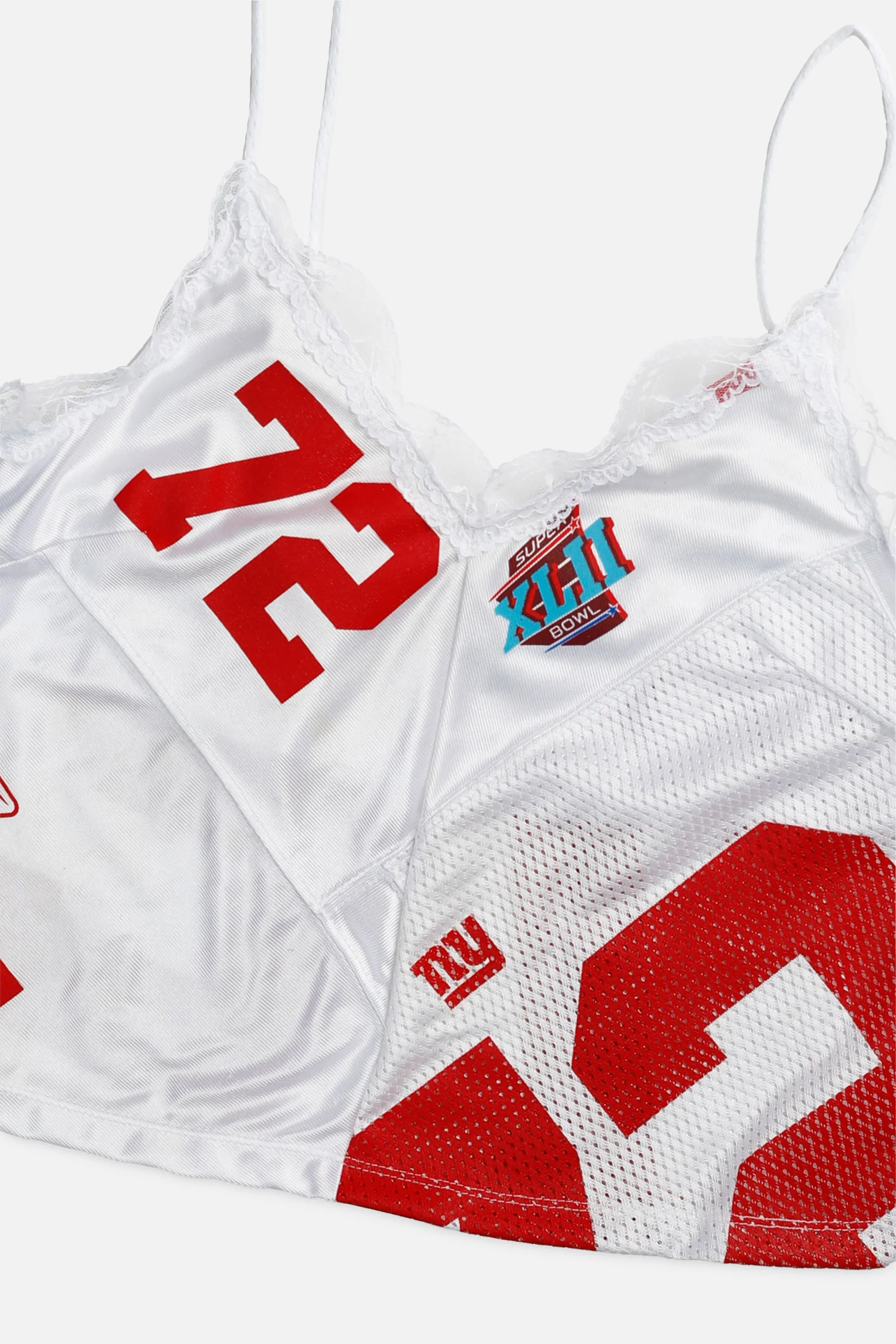 Rework NY Giants Lace Tank - M Frankie