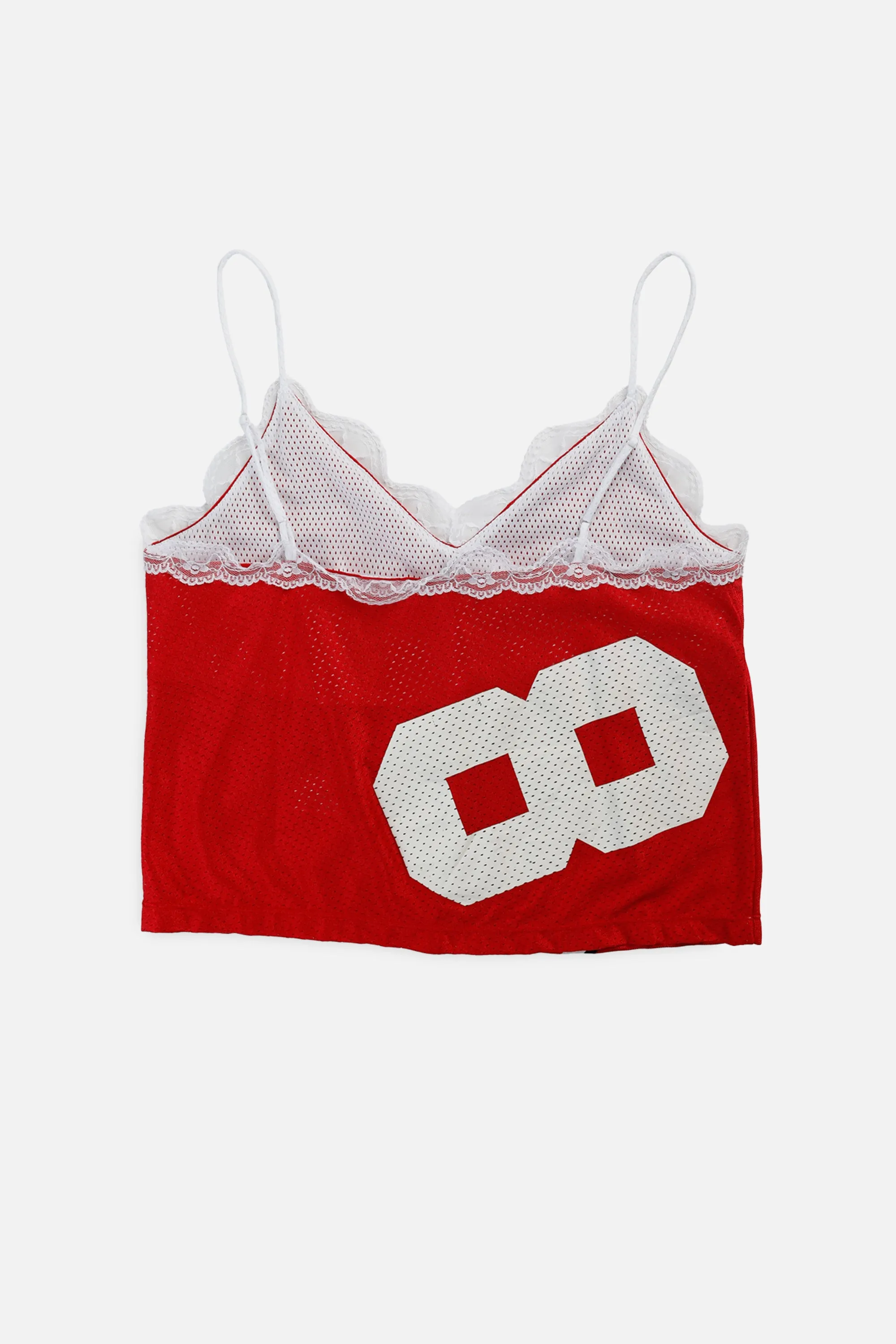Rework Ohio State Buckeyes Lace Tank -L Frankie