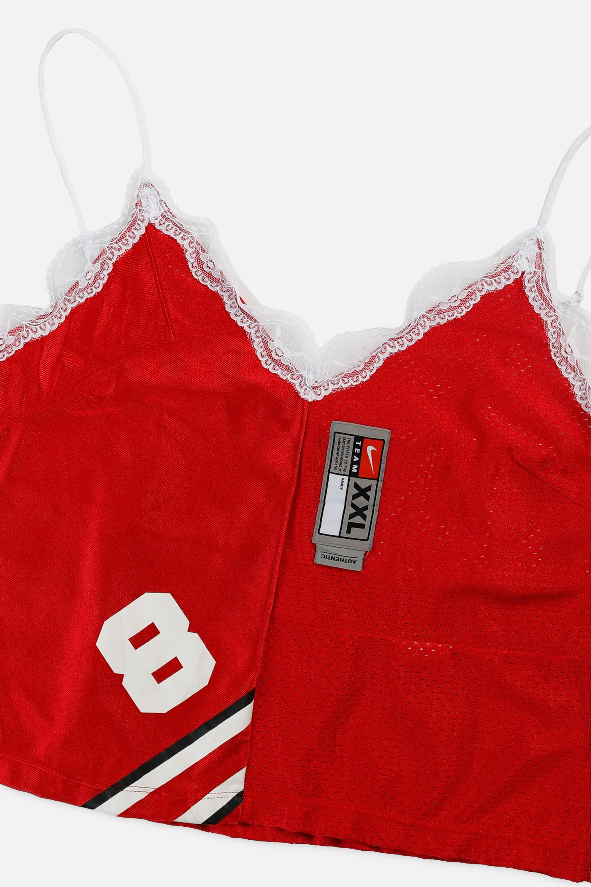 Rework Ohio State Buckeyes Lace Tank -L Frankie