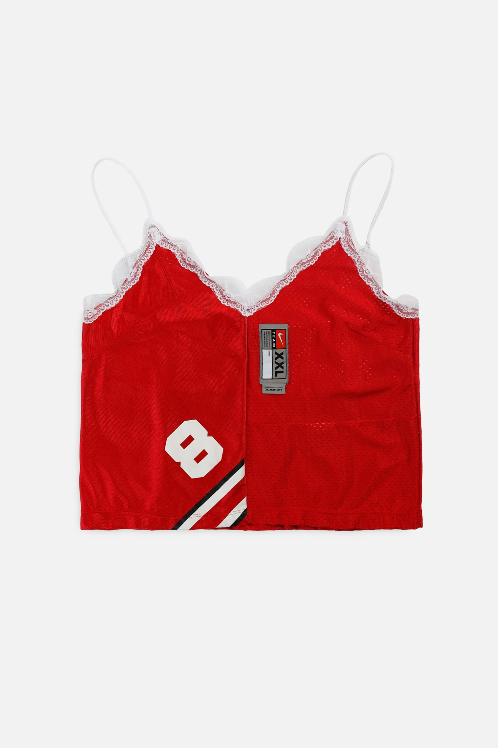 Rework Ohio State Buckeyes Lace Tank -L Frankie