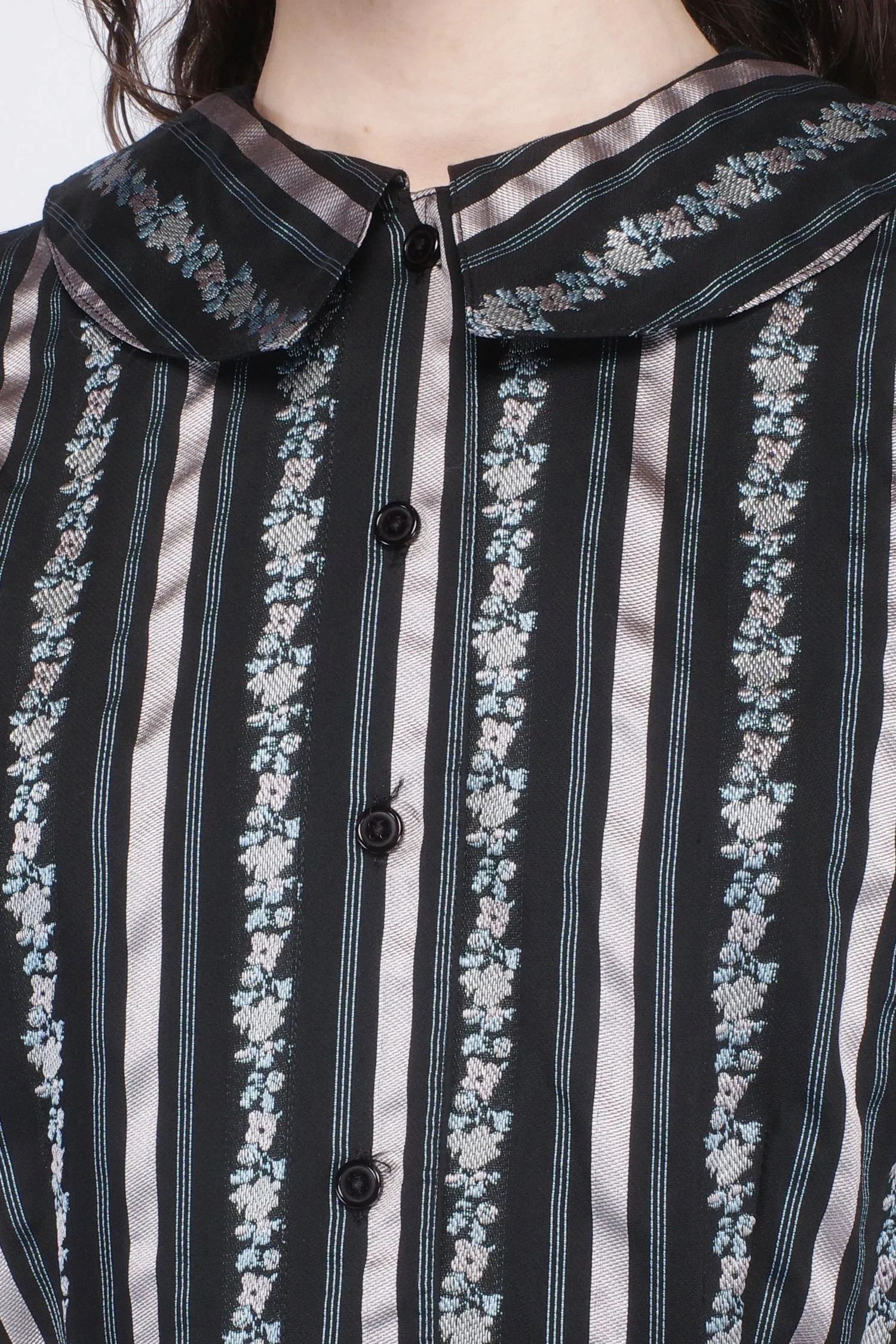Ribbon Roses Belted Mini Dress Annasui