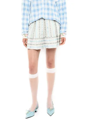 Ribbon Roses Skirt Annasui