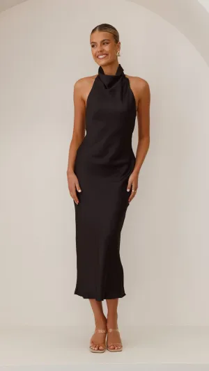 Rina Maxi Dress - Black Billy J