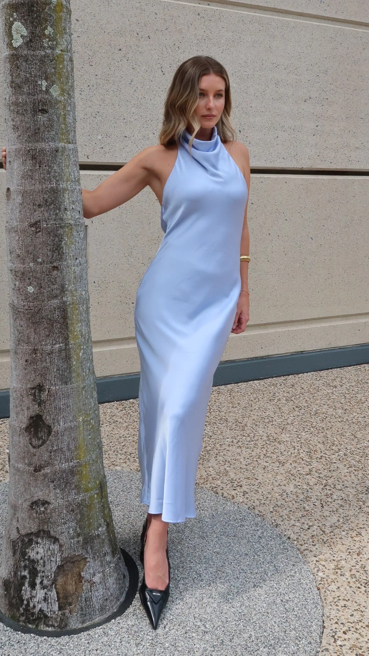 Rina Maxi Dress - Blue Billy J